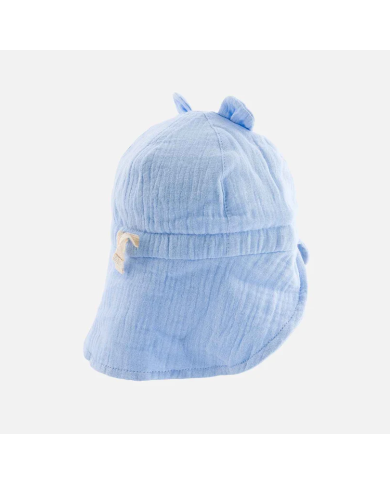 CHAMAYE - Chapeau bébé en gaze de coton - Petit Amour