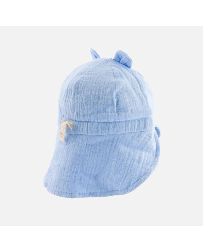 CHAMAYE - Chapeau bébé en gaze de coton - Petit Amour