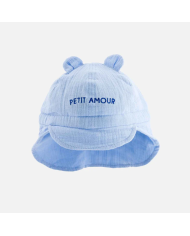 CHAMAYE - Chapeau bébé en gaze de coton - Petit Amour