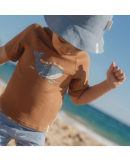 LITTLE DUTCH - T-shirt anti-UV - Brun