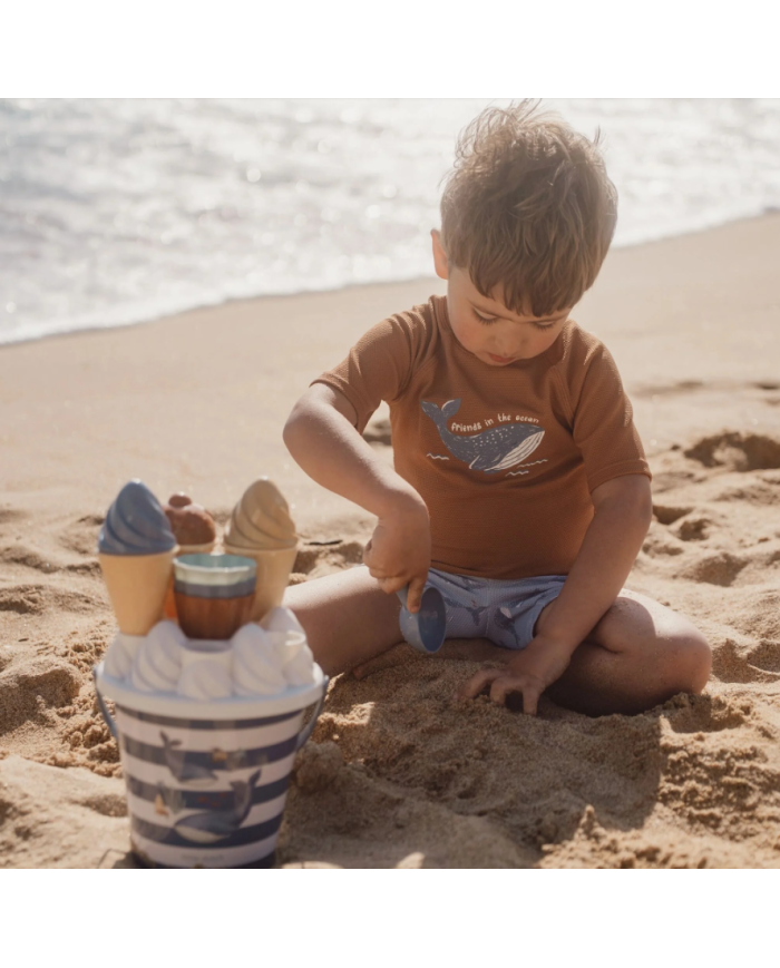 LITTLE DUTCH - T-shirt anti-UV - Brun