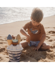 LITTLE DUTCH - T-shirt anti-UV - Brun