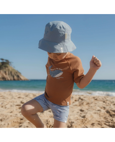 LITTLE DUTCH - T-shirt anti-UV - Brun