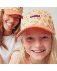 CHAMAYE - Bob en éponge réversible enfant et adulte bleu et orange - Summer Forever