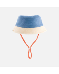 CHAMAYE - Bob en éponge réversible enfant et adulte bleu et orange - Summer Forever