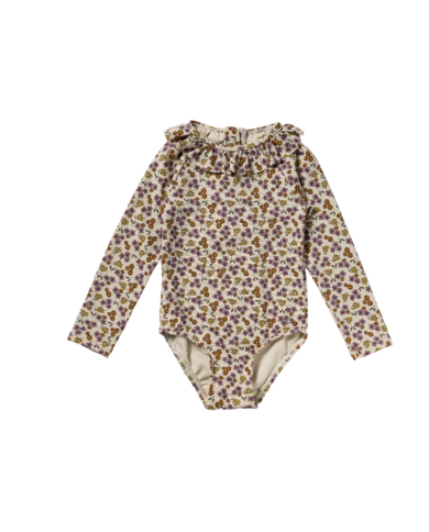 SALTED STORIES - Maillot de bain avec manches - SPARKLY FLOWERS