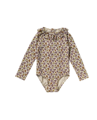 SALTED STORIES - Maillot de bain avec manches - SPARKLY FLOWERS