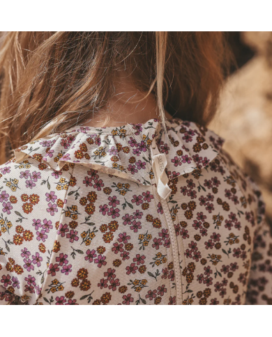 SALTED STORIES - Maillot de bain avec manches - SPARKLY FLOWERS