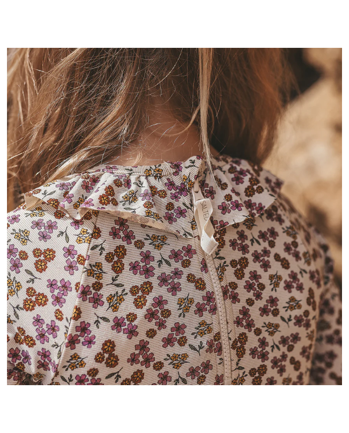 SALTED STORIES - Maillot de bain avec manches - SPARKLY FLOWERS