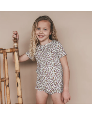 SALTED STORIES - Maillot de bain avec manches - SPARKLY FLOWERS