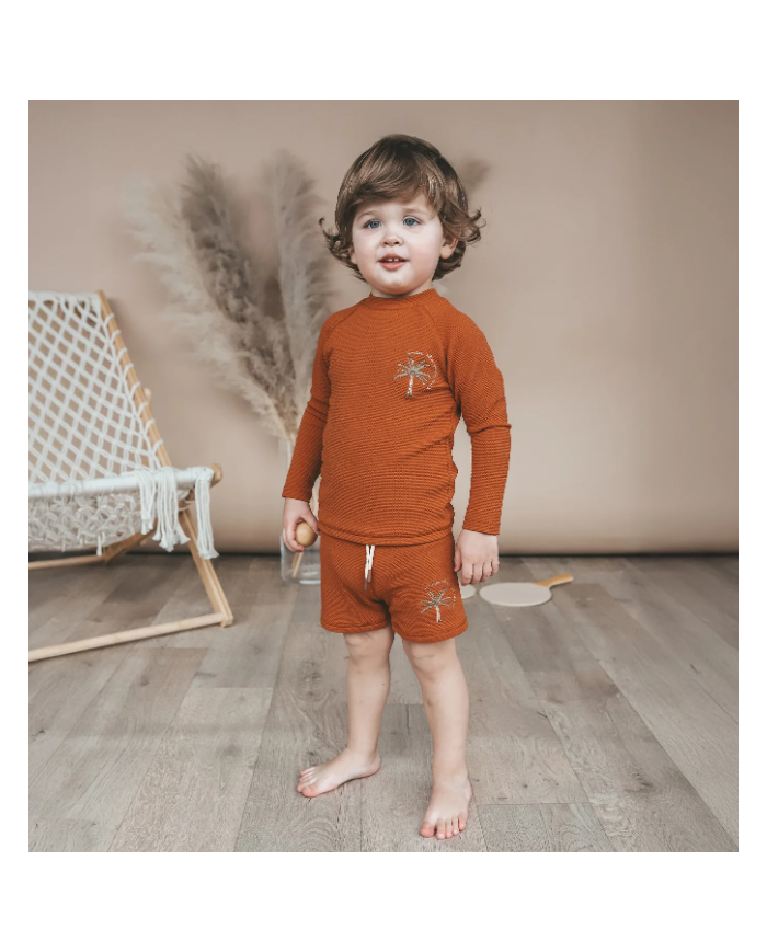 SALTED STORIES - T-shirt manches longues anti-UV - PALMS UNI