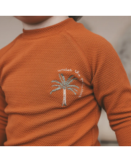 SALTED STORIES - T-shirt manches longues anti-UV - PALMS UNI