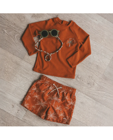 SALTED STORIES - T-shirt manches longues anti-UV - PALMS UNI