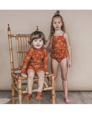 SALTED STORIES - T-shirt manches longues anti-UV - PALMS