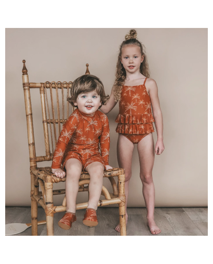 SALTED STORIES - T-shirt manches longues anti-UV - PALMS