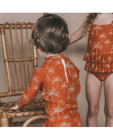 SALTED STORIES - T-shirt manches longues anti-UV - PALMS