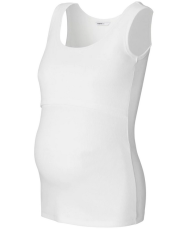 NOPPIES - Débardeur de grossesse et allaitement - EVITA - Blanc