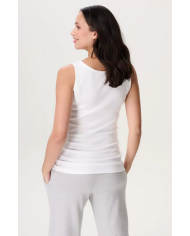 NOPPIES - Débardeur de grossesse et allaitement - EVITA - Blanc