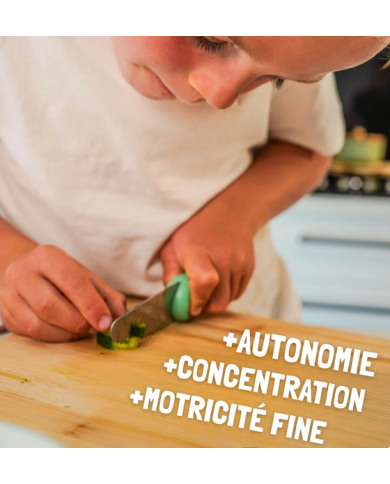 LES PETITS ARCHITECTES - Couteau éducatif Genius Cut