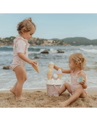 LITTLE DUTCH - Set de plage - Glaces - Rose ou Bleu
