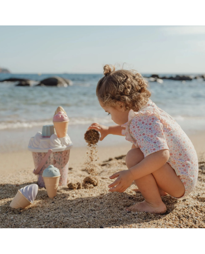 LITTLE DUTCH - Set de plage - Glaces - Rose ou Bleu