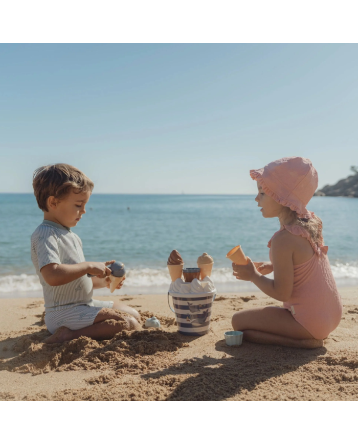 LITTLE DUTCH - Set de plage - Glaces - Rose ou Bleu