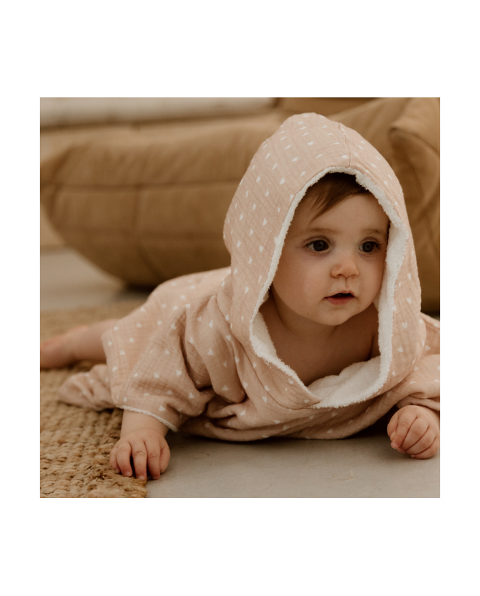 ATELIER WAGRAM - Poncho gaze - Cœurs