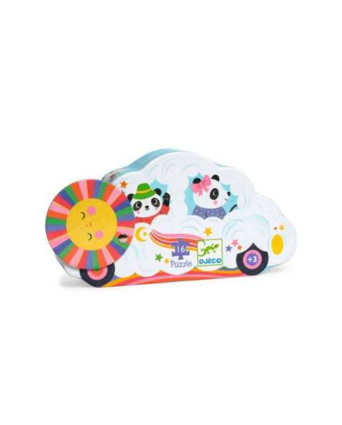 DJECO – Puzzle 16 pièces - Voiture nuage