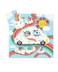 DJECO – Puzzle 16 pièces - Voiture nuage