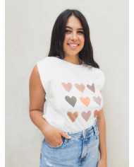 23 MAI PARIS - Débardeur d'allaitement - Coeurs