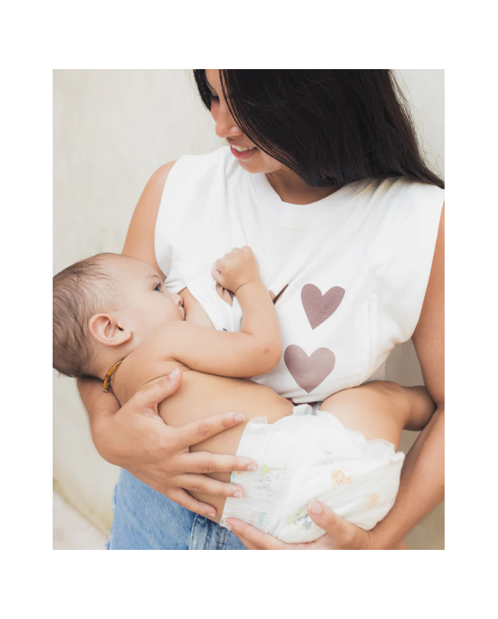 23 MAI PARIS - Débardeur d'allaitement - Coeurs
