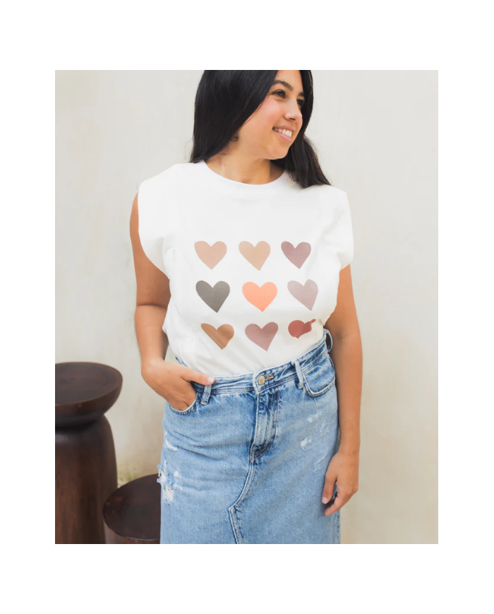 23 MAI PARIS - Débardeur d'allaitement - Coeurs