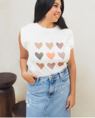 23 MAI PARIS - Débardeur d'allaitement - Coeurs