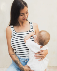 23 MAI PARIS - Débardeur d'allaitement - Coeurs