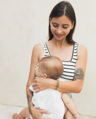 23 MAI PARIS - Débardeur d'allaitement - Marinière