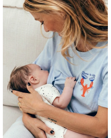 23 MAI PARIS - T-shirt d'allaitement - Langouste