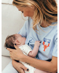 23 MAI PARIS - T-shirt d'allaitement - Langouste