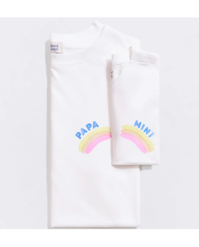 EMOI EMOI - T-shirt - Papa Rainbow
