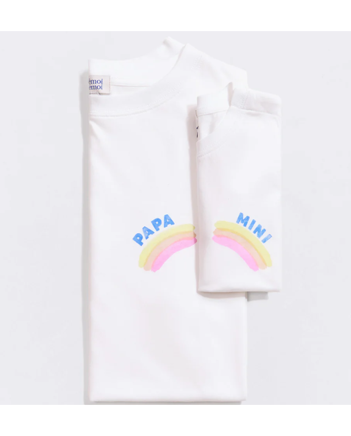 EMOI EMOI - T-shirt - Papa Rainbow