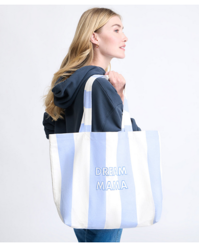 EMOI EMOI - Sac cabas rayé - Dream Mama ou Mamie Chérie