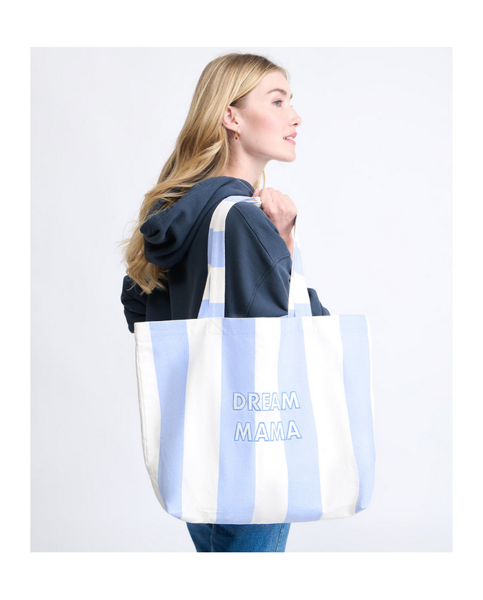 EMOI EMOI - Sac cabas rayé - Dream Mama ou Mamie Chérie