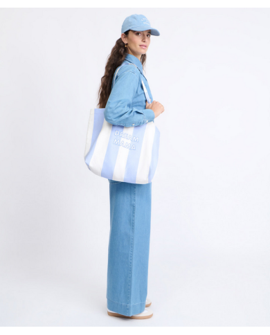 EMOI EMOI - Sac cabas rayé - Dream Mama ou Mamie Chérie