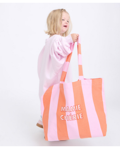 EMOI EMOI - Sac cabas rayé - Dream Mama ou Mamie Chérie