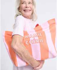 EMOI EMOI - Sac cabas rayé - Dream Mama ou Mamie Chérie