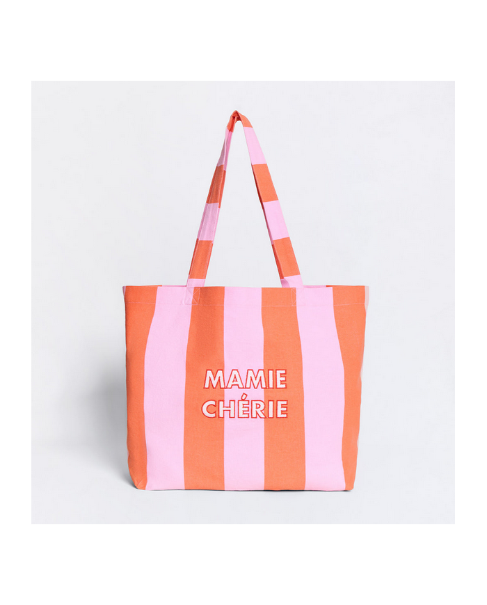 EMOI EMOI - Sac cabas rayé - Dream Mama ou Mamie Chérie
