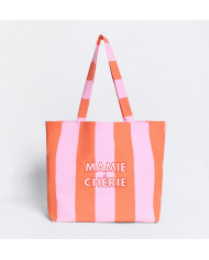 EMOI EMOI - Sac cabas rayé - Dream Mama ou Mamie Chérie