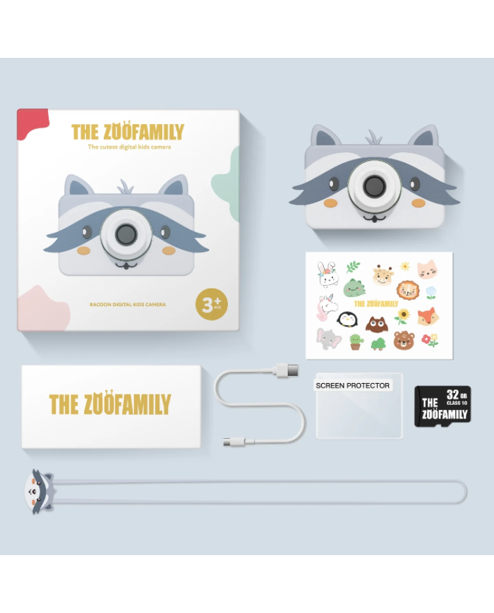 THE ZOOFAMILY - Appareil photo numérique enfant – Photo & vidéo - Zoo Friends