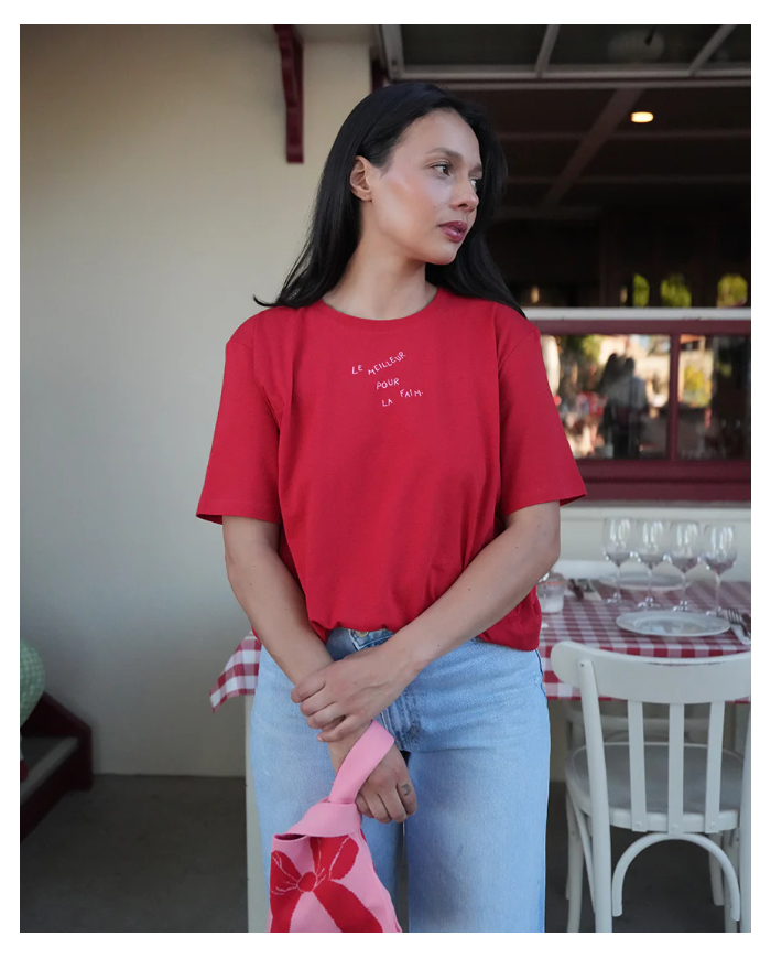 TAJINEBANANE - T-shirt d'allaitement - Le meilleur pour la faim