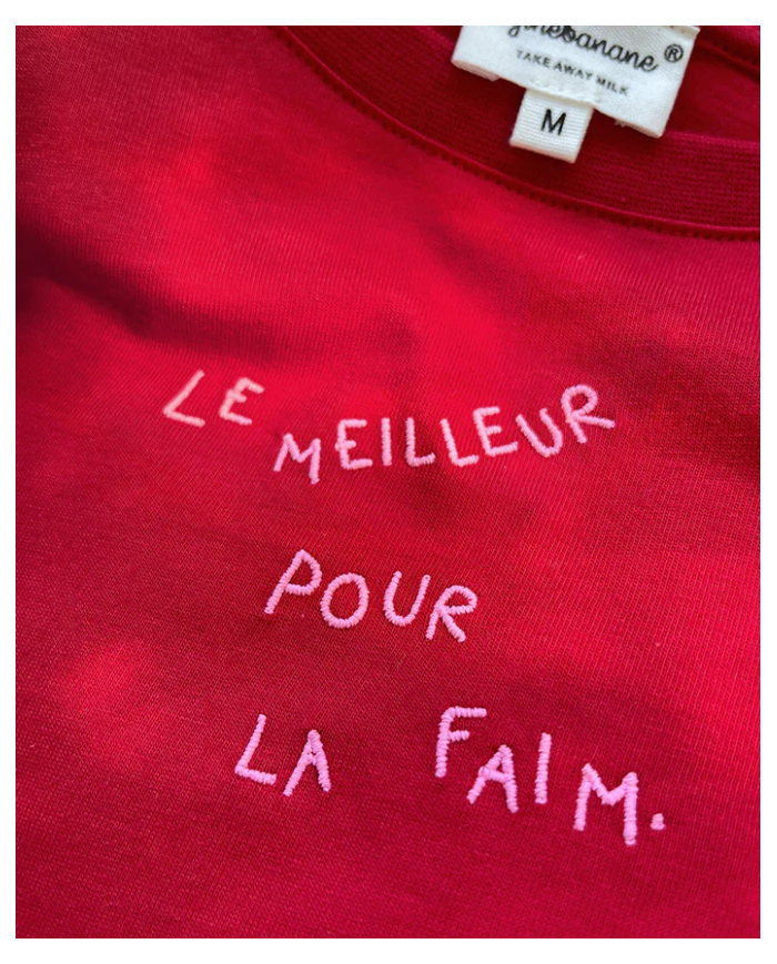 TAJINEBANANE - T-shirt d'allaitement - Le meilleur pour la faim