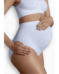 CARRIWELL - Culotte de grossesse sans coutures - Blanche